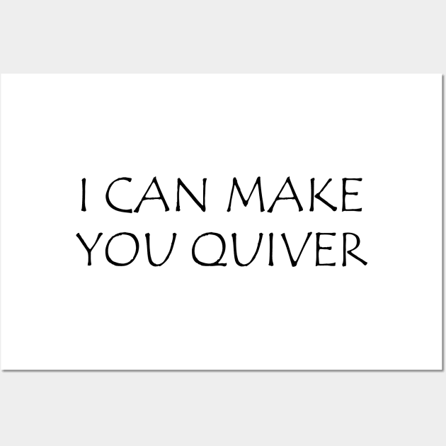 Archer - I can make you quiver Wall Art by KC Happy Shop